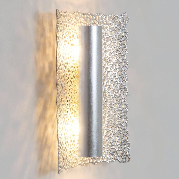 Holländer Wandlamp Utopistico in zilver en chroom