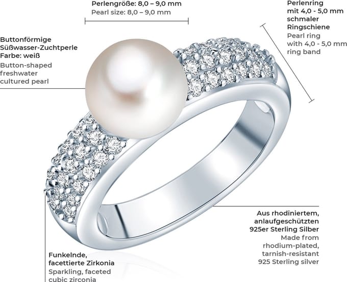 Valero Pearls Ring