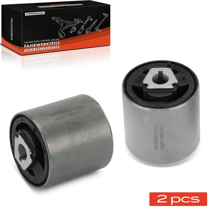 Frankberg 2x rubberbus draagarm vooras voor BMW X3 X5 4.4L 3.0L