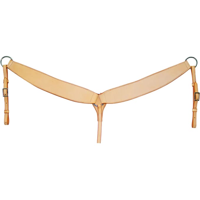 Leren western jachthalsband, soepel en glad Lakota