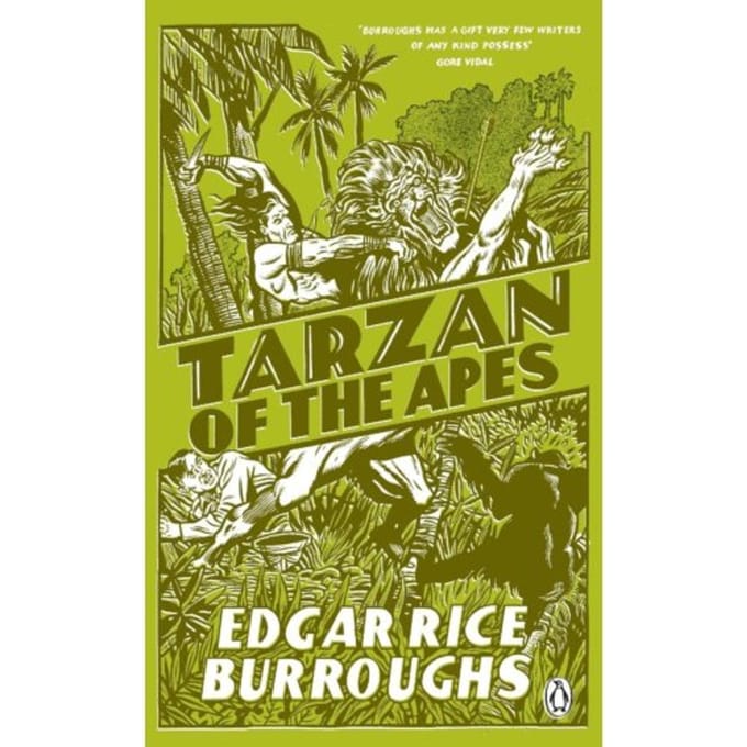 Tarzan van de Apen door Edgar Rice Burroughs Paperback Boek 9780141036533
