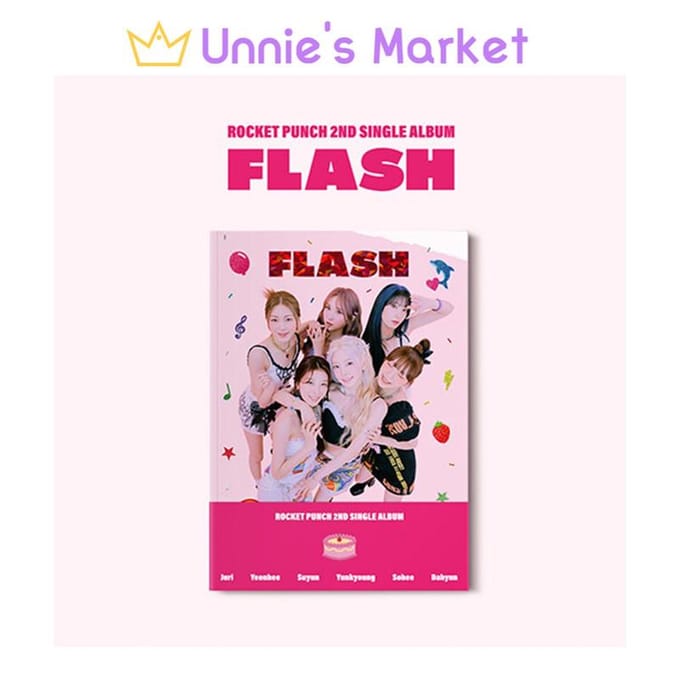 Rocket Punch 2e Album 'FLASH' gray