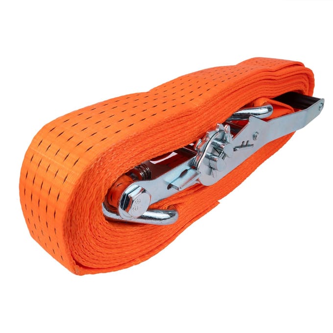 Spanband 2|delig met ratel/haak 50mm 9m 5000daN