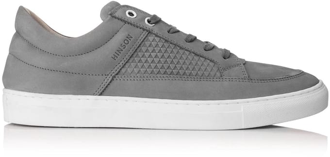 Hinson velo padded sneakers heren grijs nubuck