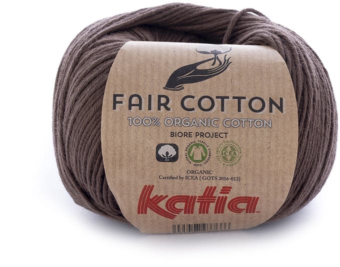 Katia Fair Cotton - 25 bruin - Biologisch Katoengaren
