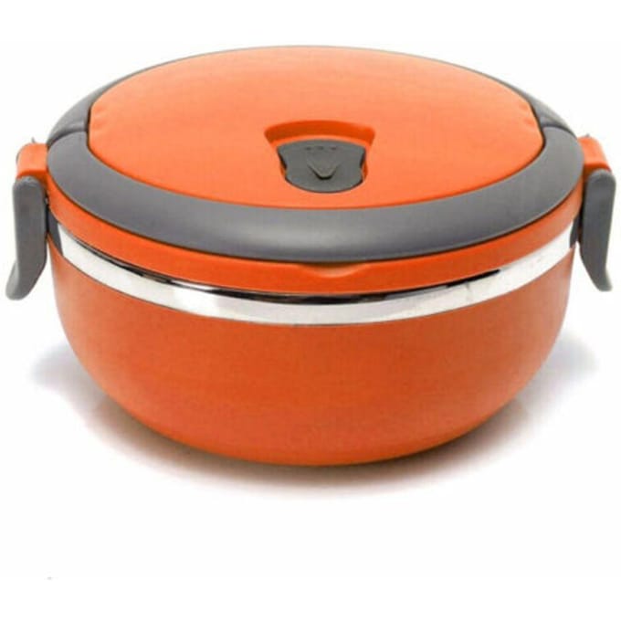 Bouteille isotherme en acier inoxydable pour aliments, boîte à lunch, thermos, isotherme sous vide, pour voyage gray