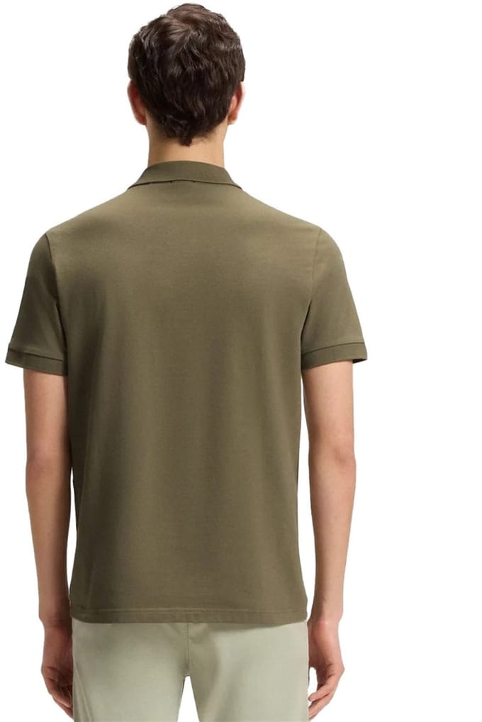 poloshirt Boss Orange groen 2-knoops