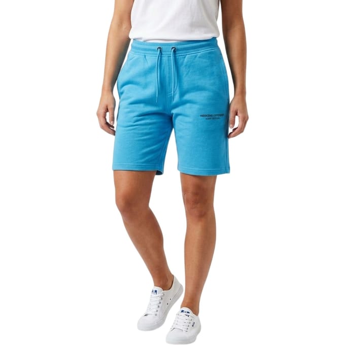 Weekend Offender Cascade-sweatshorts voor dames (Blauw)