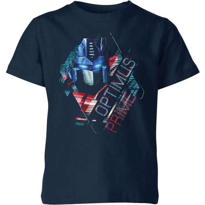 Transformers Optimus Prime Glitch Kids' T-Shirt - Blauw - 146/152 (11-12 jaar)
