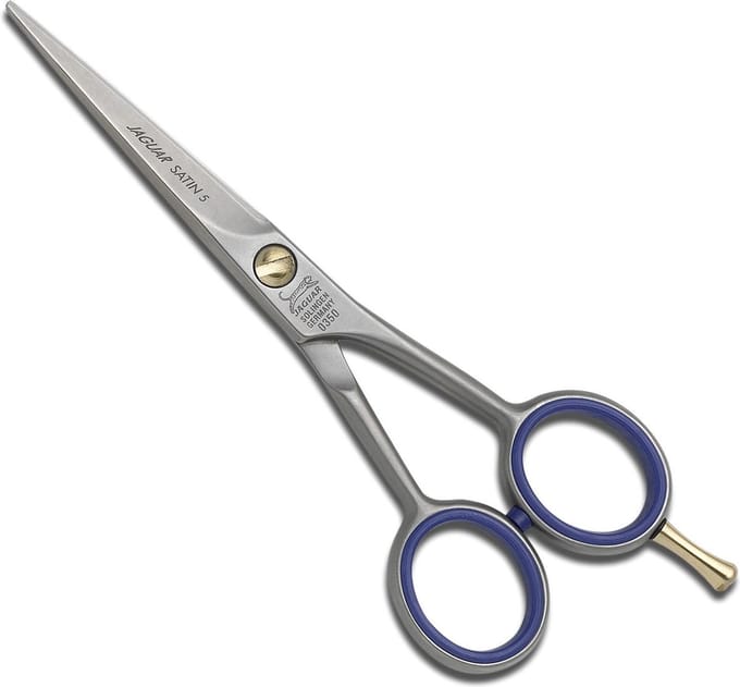 Jaguar Scissors White Line Satin 5" Knipschaar Item no.0350