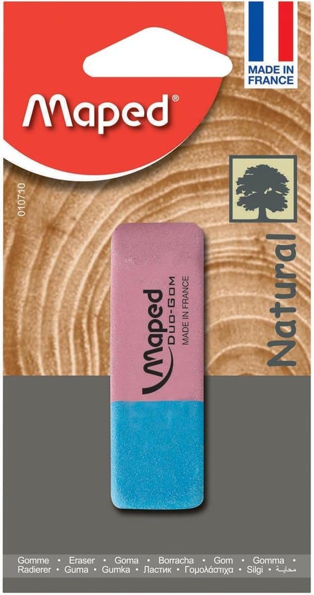 Maped gum Duo-Gom | large | blister van 1 stuk