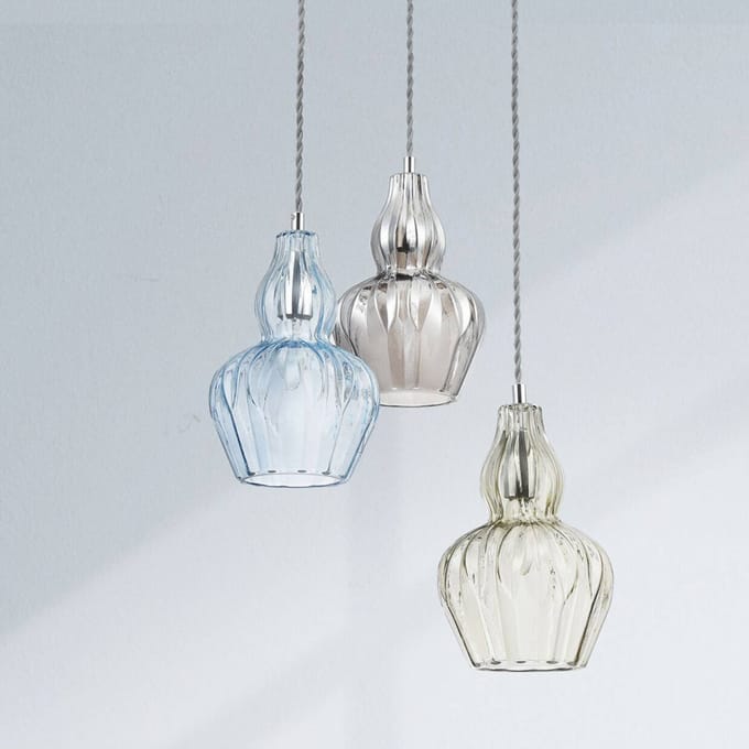 Maytoni Hanglamp Eustoma met helder glas