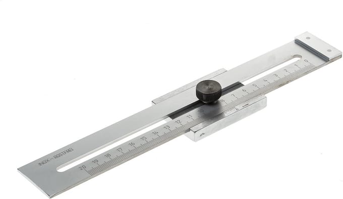 Angulus afschrijfliniaal 200x40mm