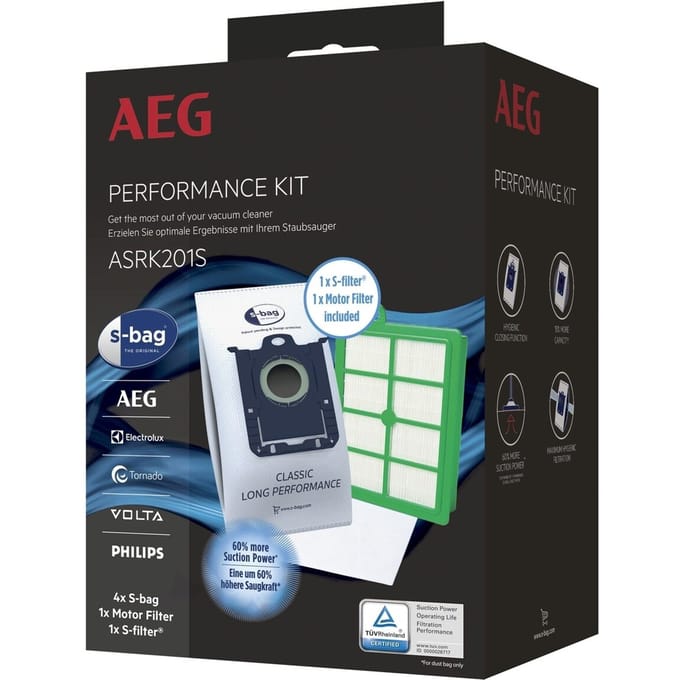 AEG ASRK201S Kit with 4 X S-Bag 9009238420