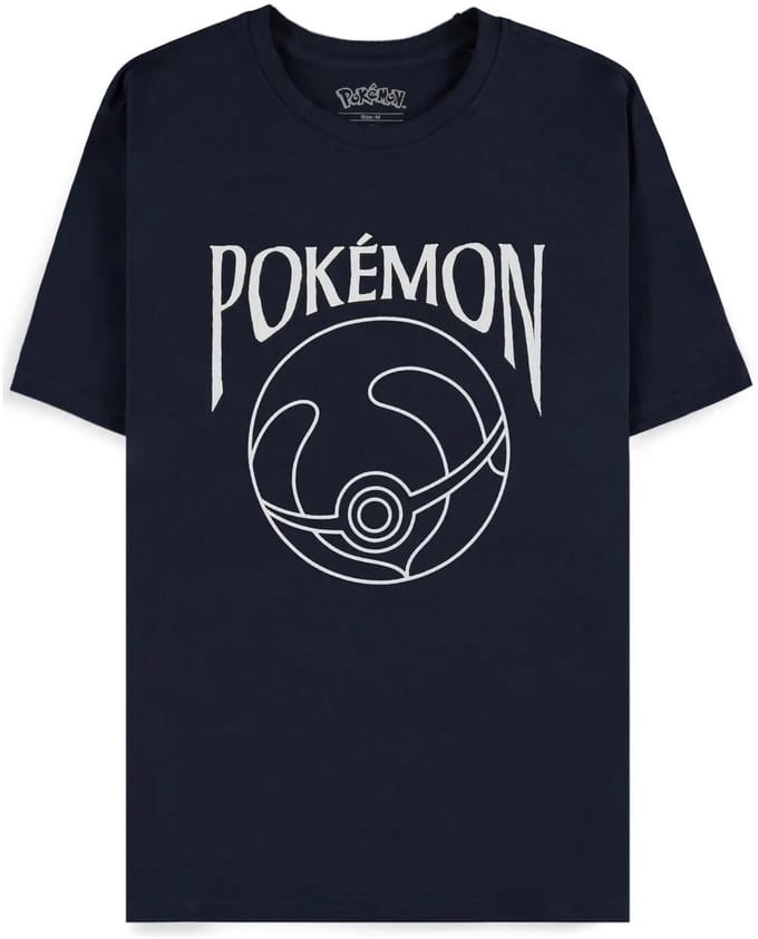 Pokémon - Heal Ball Heren Tshirt - M - Donkerblauw