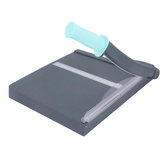 12 Inch Papiersnijder Stalen Mes Papiertrimmer Draagbaar Efficiënt Kantoorpapier Snijplank voor A4 white