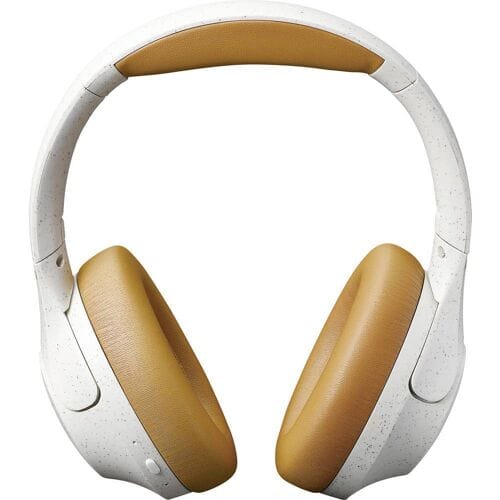 Lenco HPB-830GY - Wireless Bluetooth Headphones with Active Noise Cancelling and built-in microphones - Grey/White