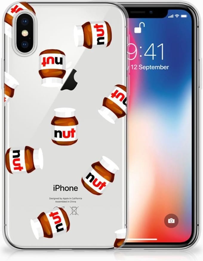 Apple iPhone X | Xs Siliconen Case Nut Jar