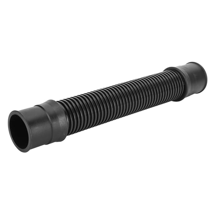 Visbak Golfslang Aquarium Balg Pomp Aansluiting Watertoevoer Waterval Pijp ID 32mm(0,3 meter) black