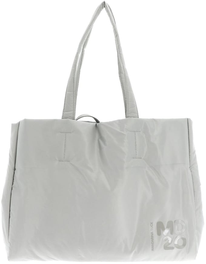 MANDARINA DUCK shopper MD20 Balloon Shopper Sage Gray Lichtgrijs