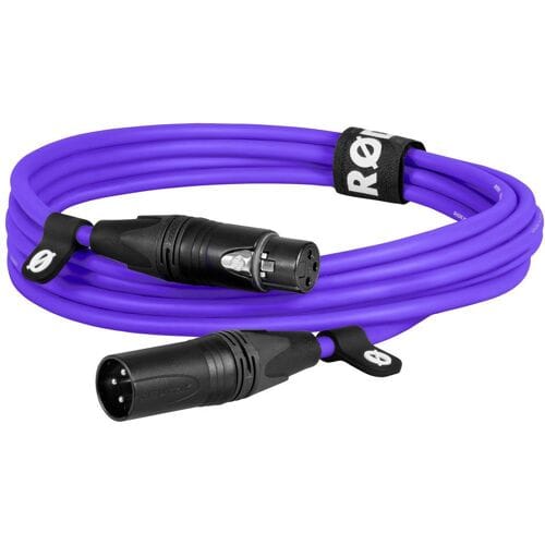 Rode XLR3M-PU XLR Verbindingskabel 3 m Lila