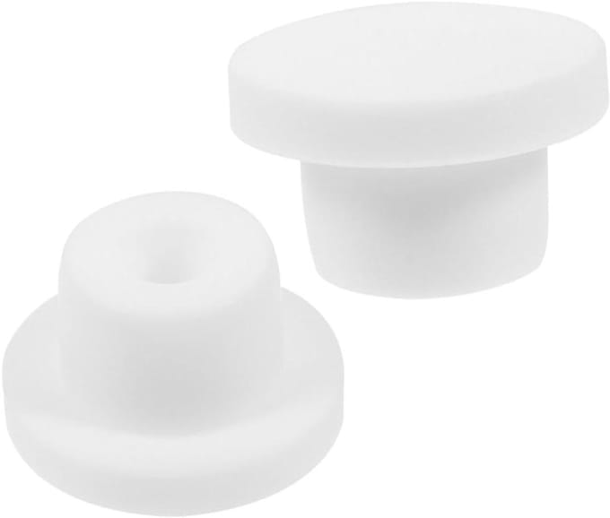 Afvoerplug Set - Badstop Universeel - Water Dicht Maken - Siliconen Materiaal - 10 Stuks - Wit
