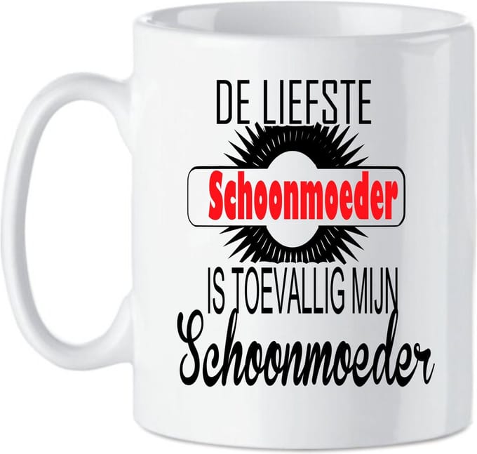 Koffie beker - thee mok - mijn schoonmoeder - moeder