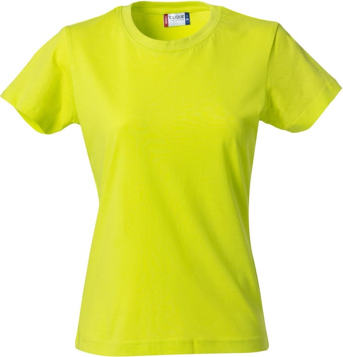 Clique Basic-T Women 029031 - Signaal-groen - S