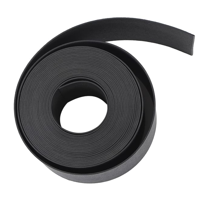 Landschapsrand PE Tuinrand Zwart 12cm Breedte 10m Lengte 2mm Dikte voor Buiten gray