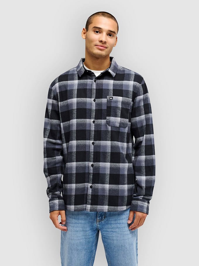 Quiksilver Motherfly Plaid Shirt zwart