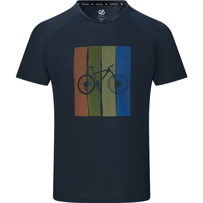 Dare 2B Heren Tech II Fiets T-Shirt (Navy)