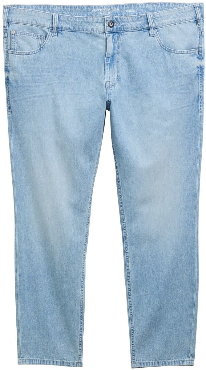 Tom Tailor - Plus Size - TTPLUS REGULAR jeans - Maat 46/32 - Used Bleached Blue Denim