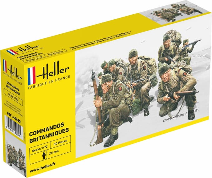 Heller - 1/72 British Commandoshel49632 - modelbouwsets, hobbybouwspeelgoed voor kinderen, modelverf en accessoires