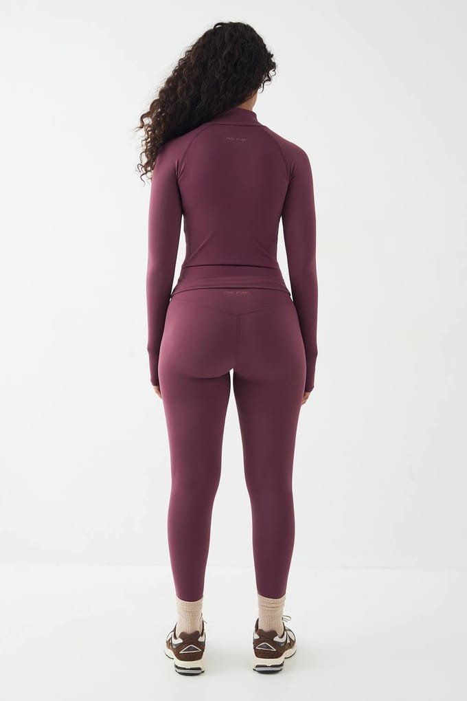 Dames DSGN Studio Tall Ultra Sculpt Hoge Taille Legging | Plum | Maat: XL