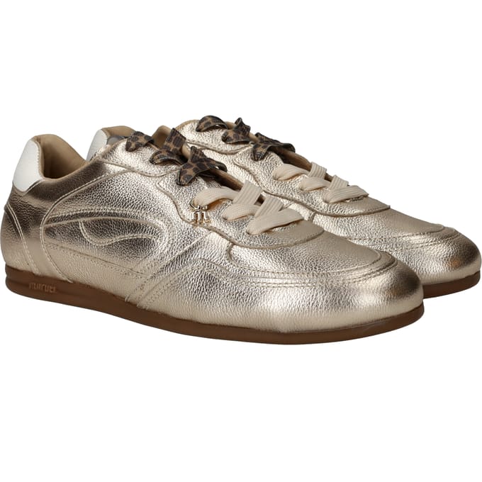 Maruti Elena Sneakers Dames - Leren Sneaker - Goud - Maat 41