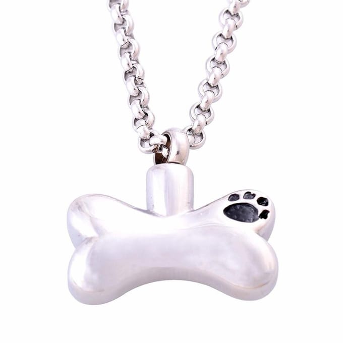 Fako Bijoux® - Ketting - Ashanger / Assieraad - Bot Met Pootjes - Staal