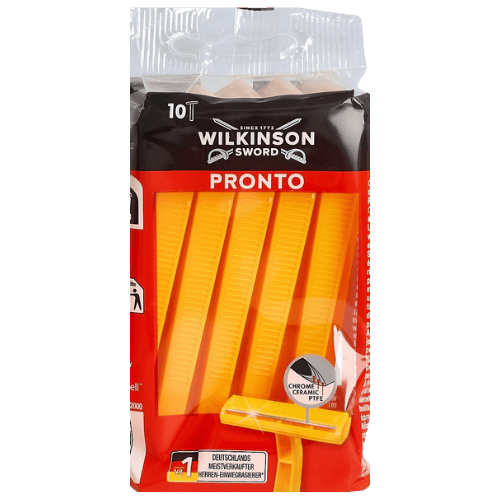 Wilkinson Sword Pronto Wegwerpscheermesjes met Enkel Mesje - 10 stuks