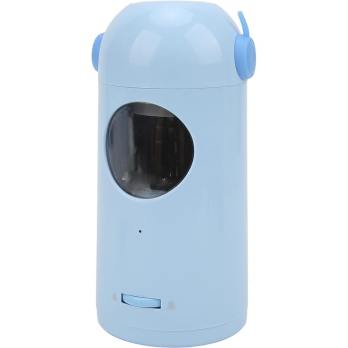 Taille-crayon électrique entièrement automatique arrêt intelligent pointe de crayon réglable rechargeable bleu