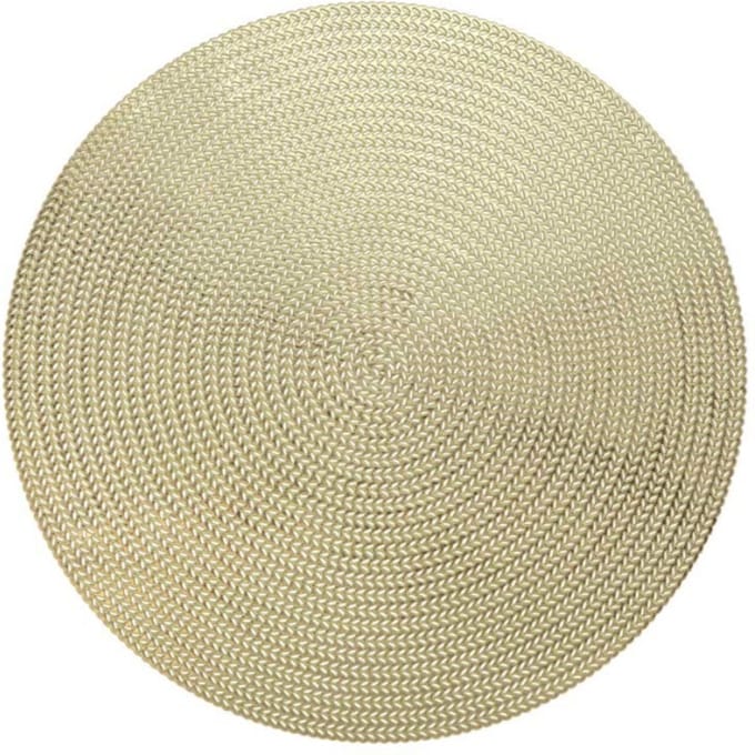 Unique Living placemat thora 38cm Ø gold
