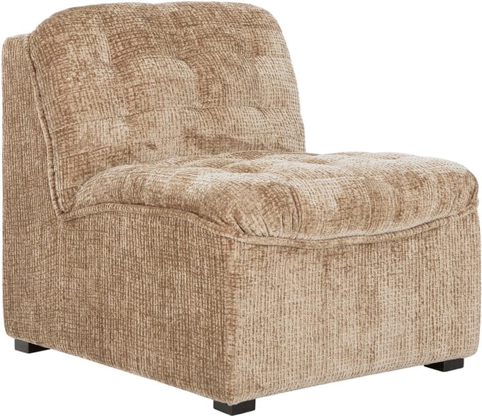 MUST Living fauteuil Liberty - Glamour sand - 75x67x85 cm