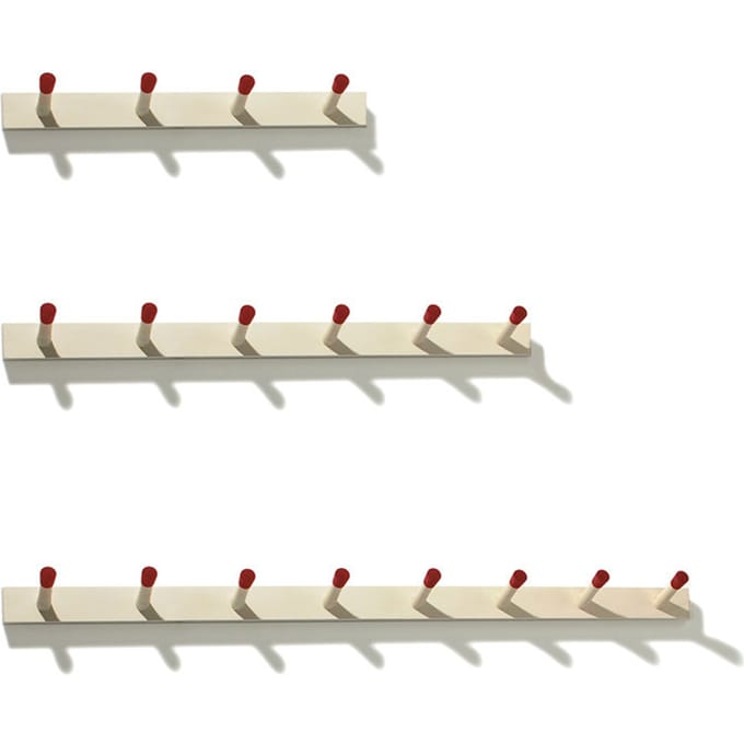 Moormann - Rechenbeispiel plank met haken - rood - S