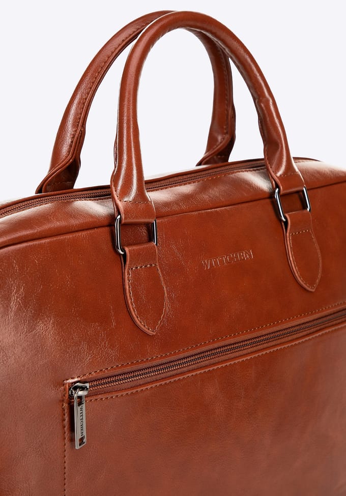 Wittchen Laptoptassen 16" Lege Look Bruin - Stijlvol en Praktisch
