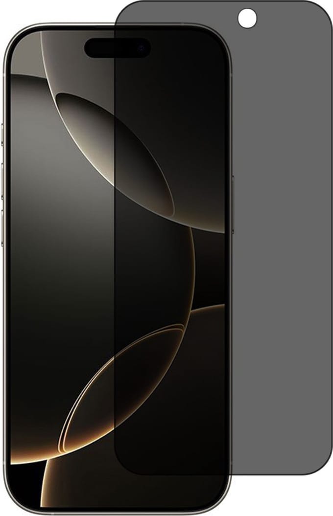 Privacy Screenprotector Geschikt voor iPhone 16 Pro Max screenprotector Privacy - Arara tempered glass van - gehard glas