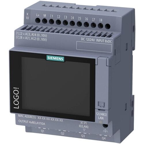 Siemens Logo! 9 6ED1052-1MD08-0BA3 PLC-aansturingsmodule 24 V/DC, 12 V/DC