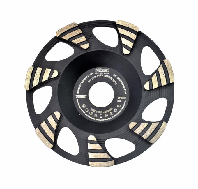 AWTools Serie - Diamantslijpschijf - 125mm - Turbo Segment - M14 Bevestiging