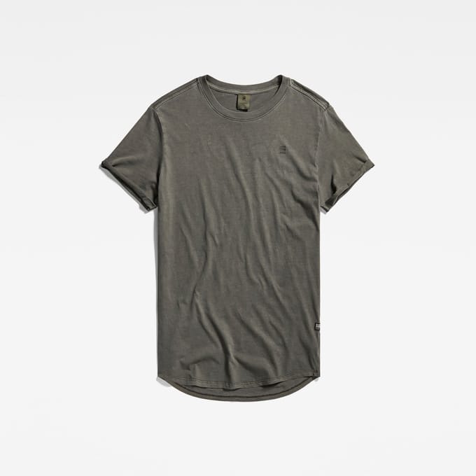 relaxed fit t-shirt van puur katoen model 'Lash washed'