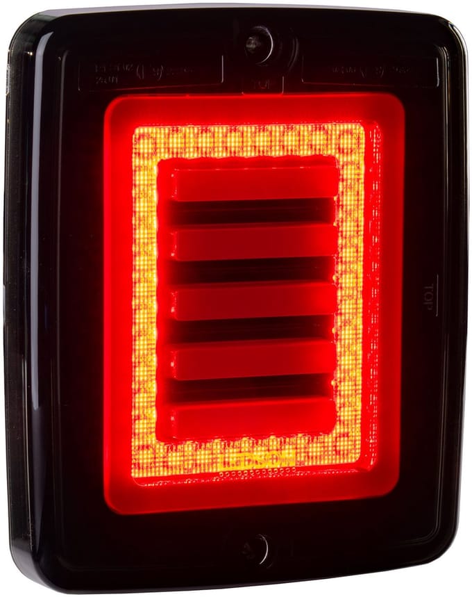 Achterlicht - Ledson - Breeze X1 - smoke - 4.3 - 11cm - Smoke - Achter - Mist - 12V-48V