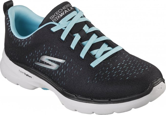 Skechers - GO WALK 6 - ADORA - Black Aqua - 40