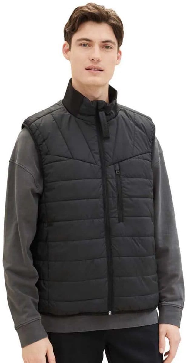 Tom Tailor Light Weight Vest Zwart M Man