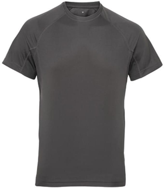 TriDri - Panelled Tech T-Shirt - Charcoal maat M